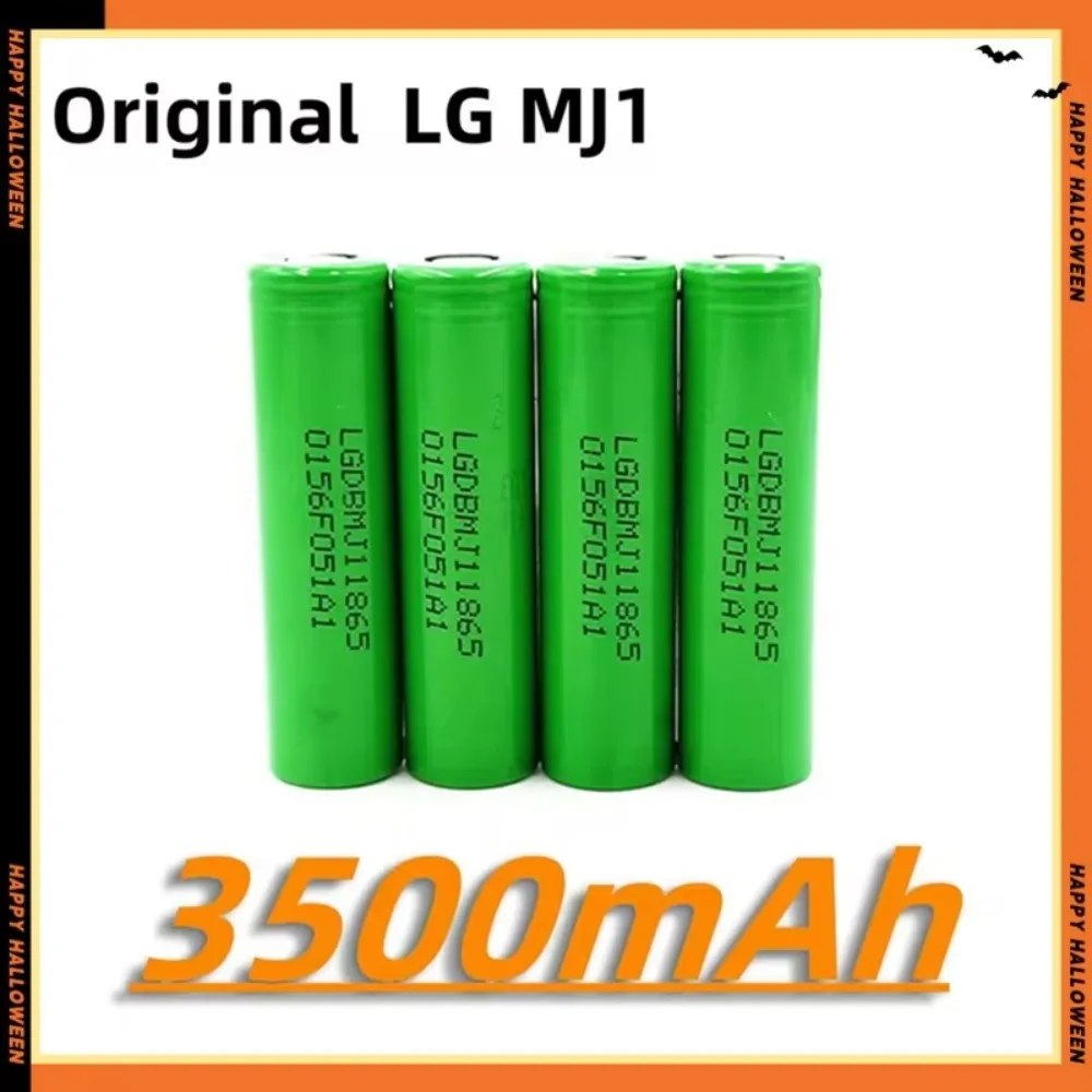 18650 lithium battery 3500mAh 3.7v 25A INR18650 MJ1 high power power tool battery 18650 rechargeable battery+Charger