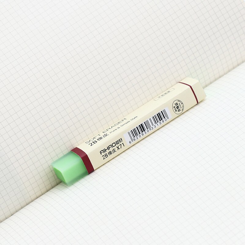 Simple style Soft Eraser for pencil 2B erasers Color jelly stick Stationery Office material school supplies