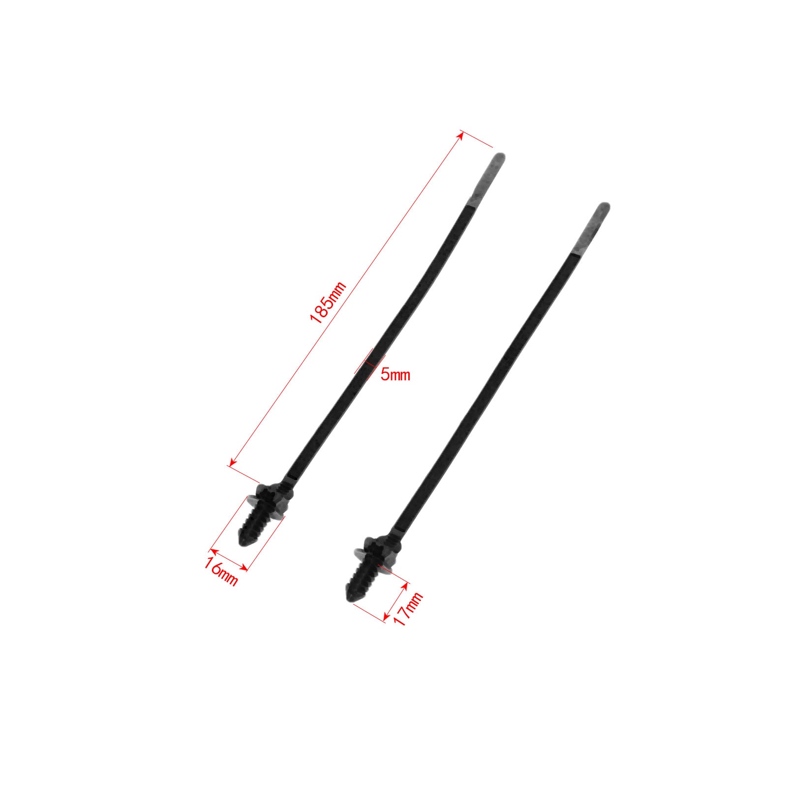 Yetaha 30 stk nylon svart bil kabel stropp trykk montere metalltråd slips holder klips klemme bil kabel festebånd