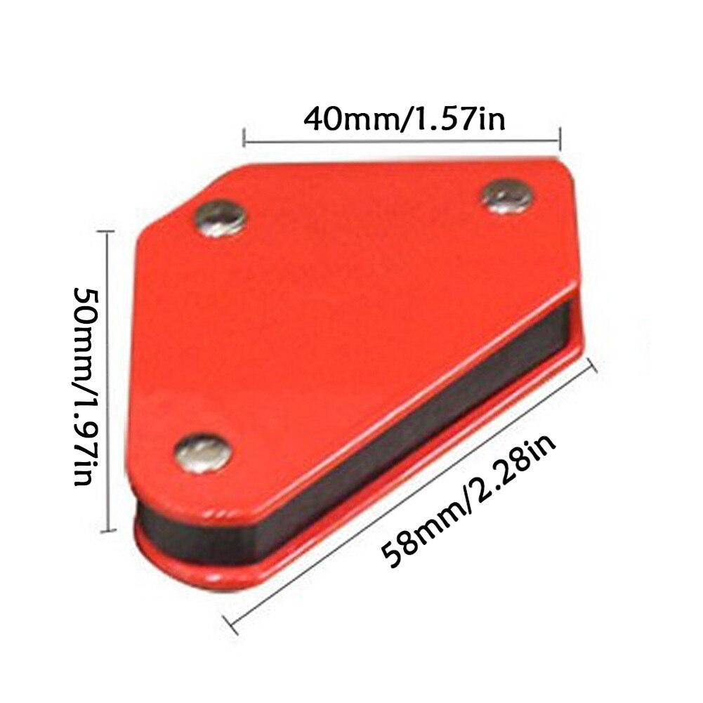 9LB 4 Pcs Mini Triangle Welding Equipment Magnetic Welding Positioner Without Switch