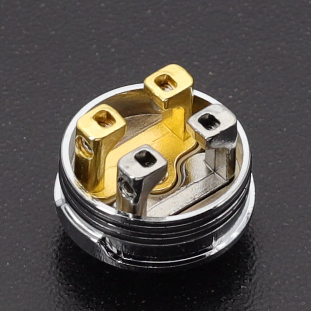 Vape RDA Tank Rebuildable Dripping Atomizer 24mm with 4 Large Post Holes For Easy Coil Replacement BF pin RDA