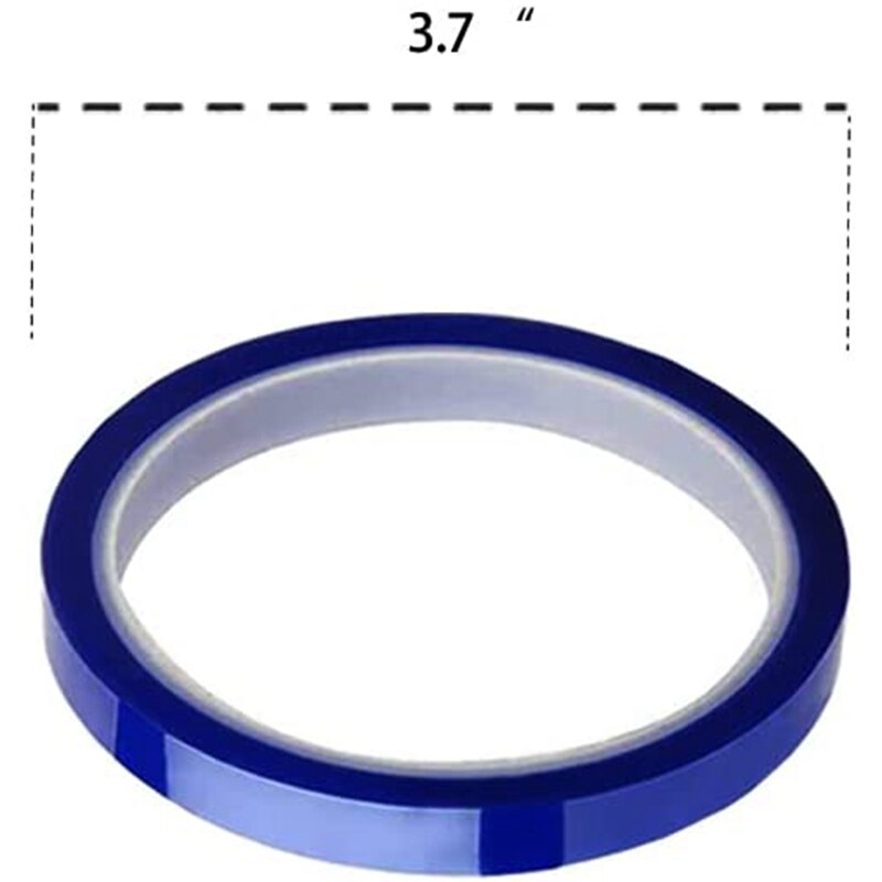 10 rotoli di nastri termici sublimazione in bianco nastro termico nessun nastro residuo fino a 260 gradi Celsius per pressa a sublimazione di calore