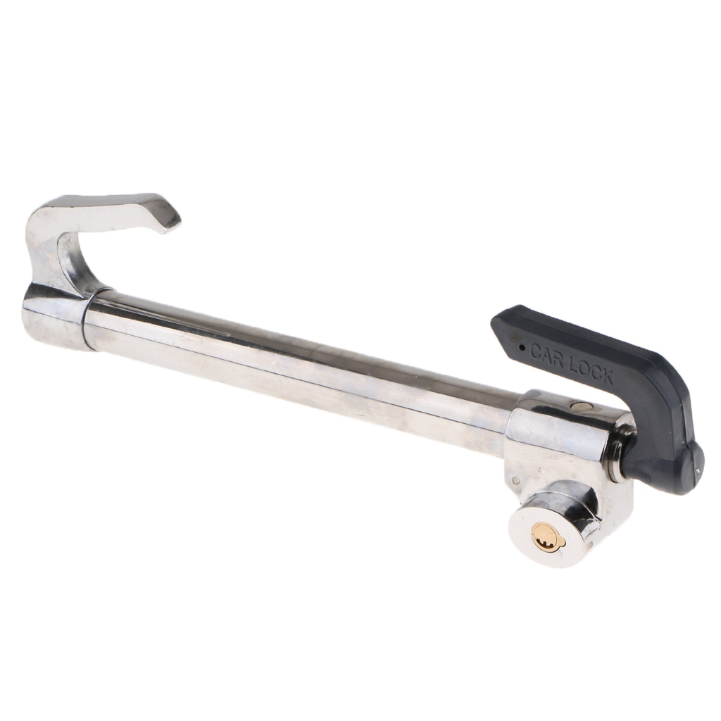 Car Security Anti-theft Steering Wheel Lock Adjustable 14'' Length With 3Keys