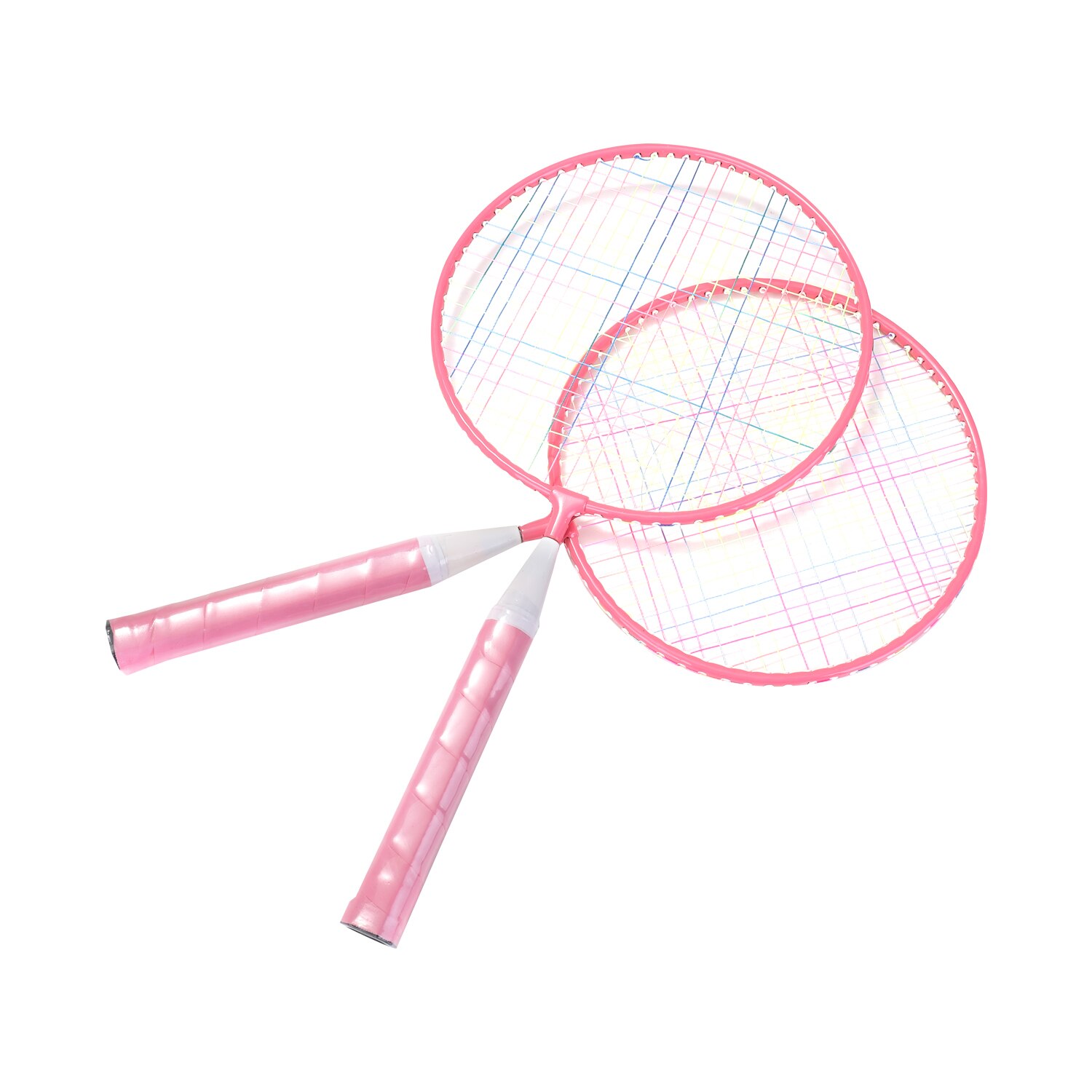 Badmintonketcher til børn 1 par, nylonlegeret praktisk racketsæt til børn indendørs / udendørs sportsspil