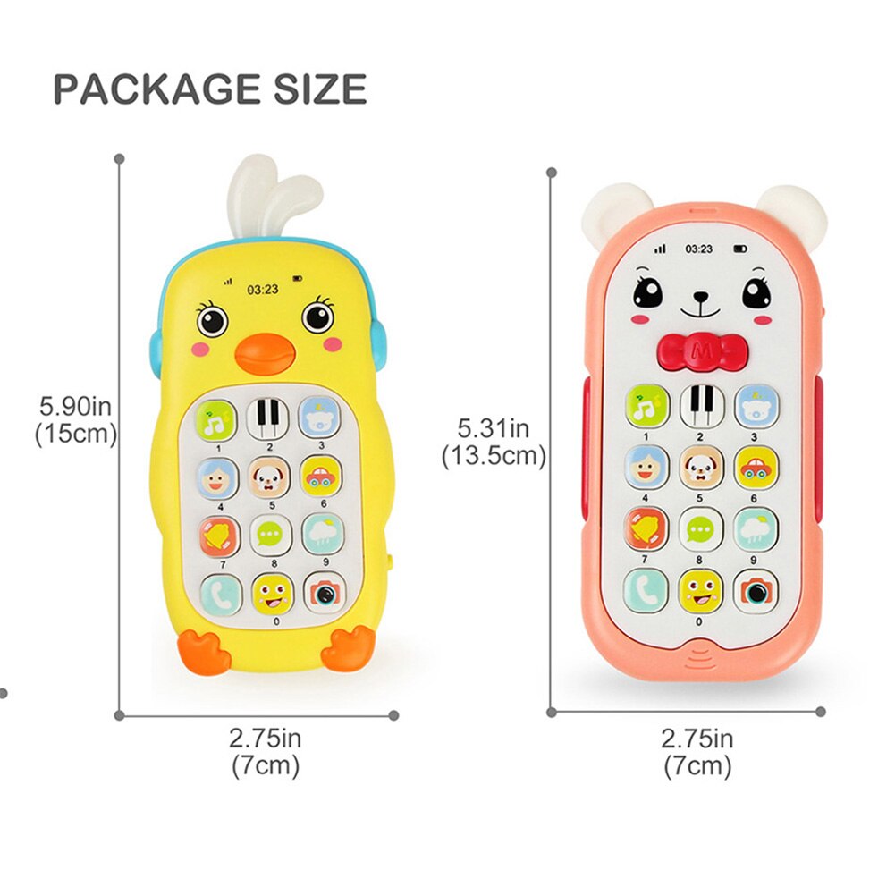 Baby Telefoon Speelgoed Mobiele Telefoon Vroege Educatief Leren Machine Kids Telefoon Muziek Geluid Machine Elektronische Baby Speelgoed