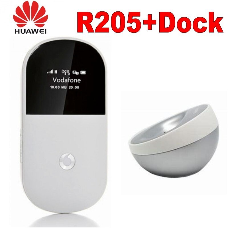 Huawei R205 Wireless 3g R205 Modem 21mbps Mifi/wifi Hotspot Mobile Wi-fi Wireless Router with dock