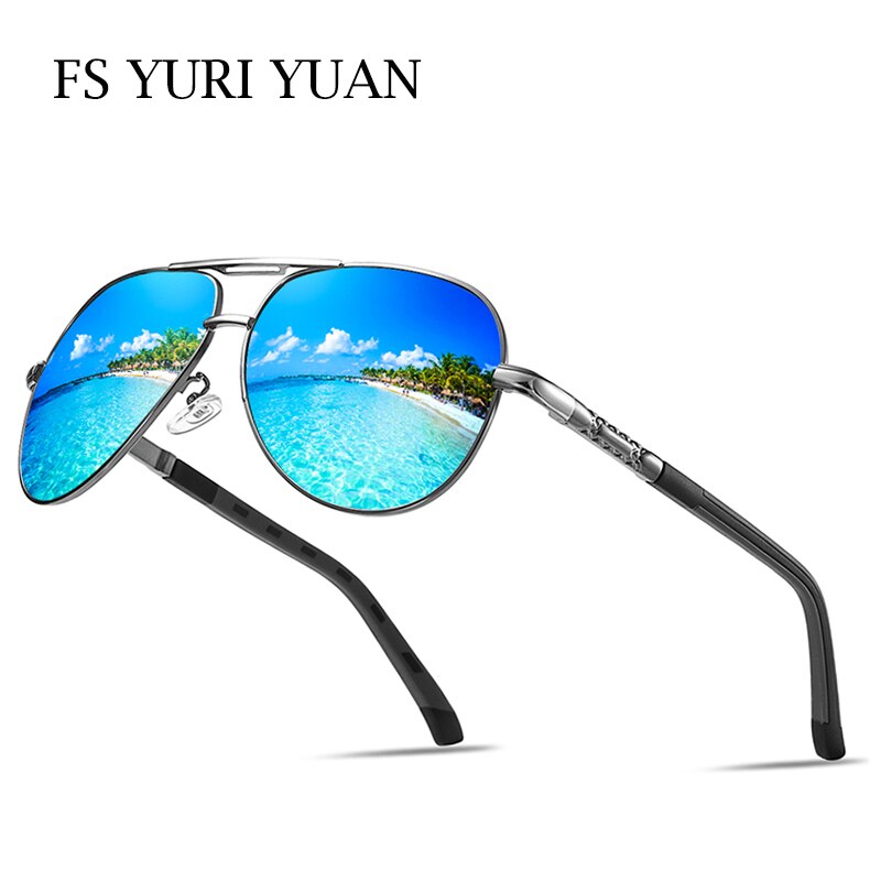 Fs yuri yuan classic pilot heren gepolariseerde viszonnebril top outdoor sport zonnebril wandelen hd drive bril 8725