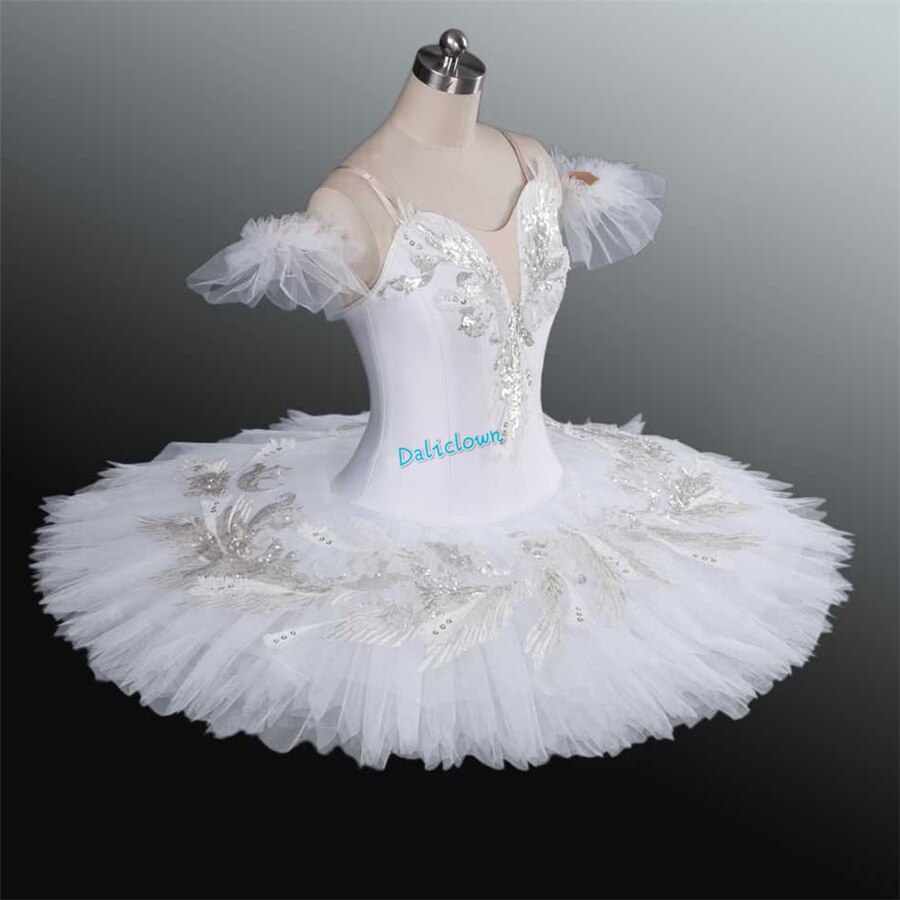 Volwassen Kinderen Klassieke Professionele Ballet Tutu Wit Zwanenmeer Pannenkoek Tutu Ballerina Party Dance Kostuums Ballet Jurk Meisjes Vrouwen