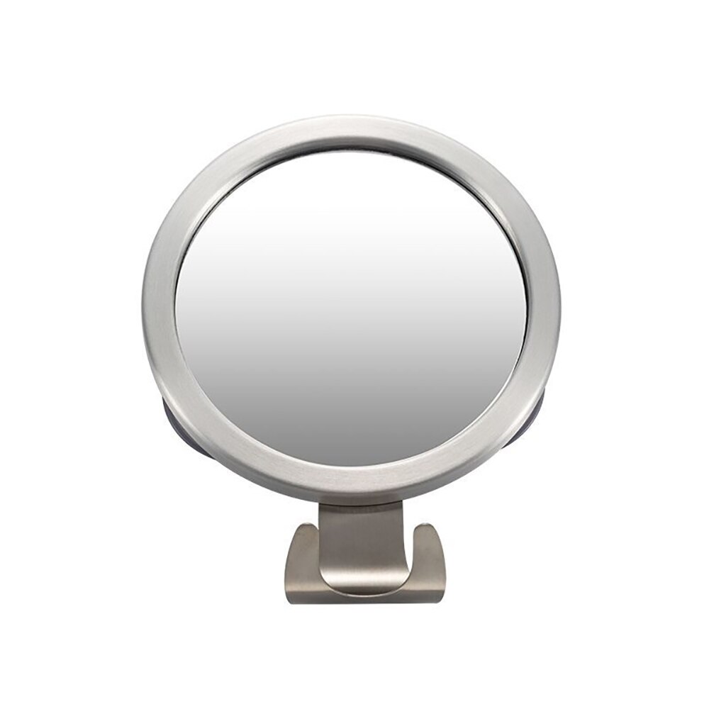 Led sugekopp type sminkespeil 360 rotasjons dusjbarbering sminke tåkefri speilvegg glatt overflate bunnsugespeil