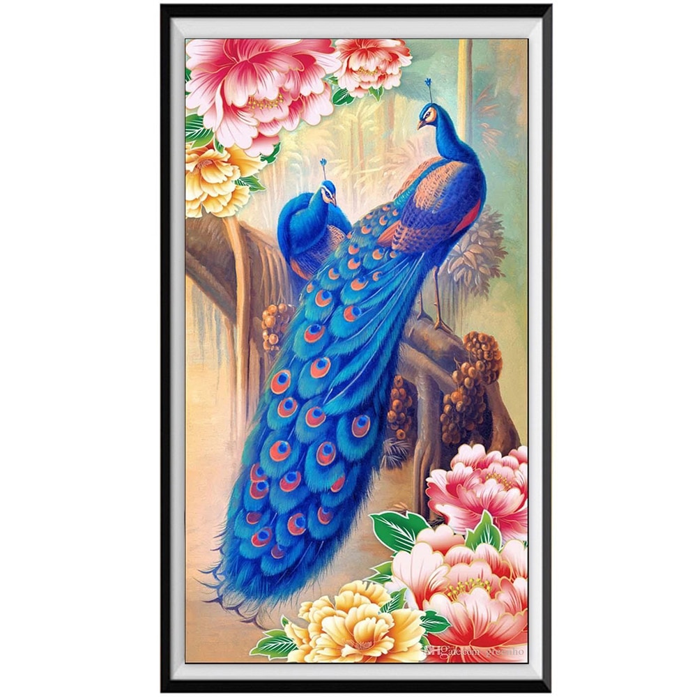Demiawaking 5D Diamant Kreuzstich Malerei DIY – Rote Rose, 30x40 Cm, Inkl. Strass Und Werkzeug