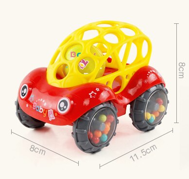 Weiche Bunte Ball Spielzeug Hand Glocke Rassel Entwickeln Spielzeug berühren Beißen Gefangen Hand Oball Ball Für Baby Lernen Greifen freundlicher