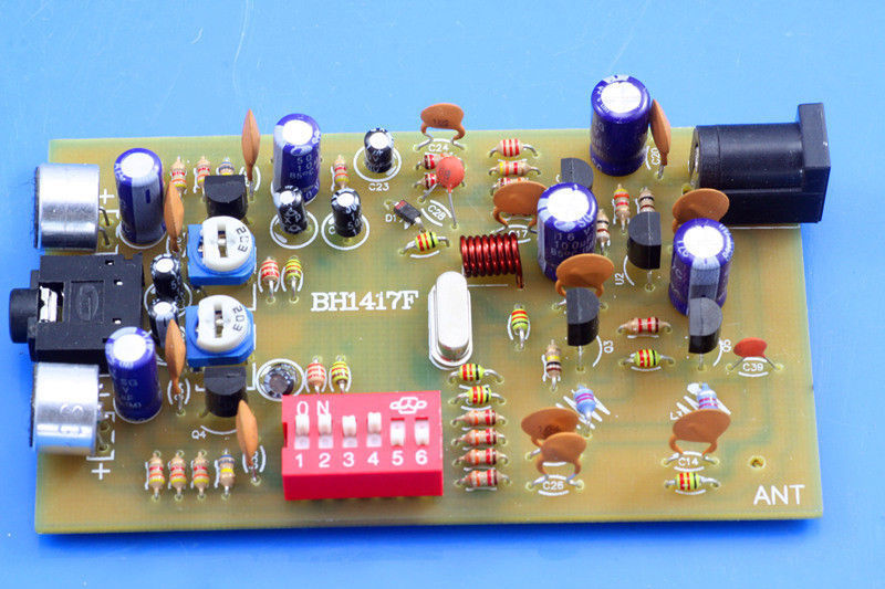 Transmisor FM BH1417F 0,1 W, estación de Radio Digital, PLL, reproductor de música ESTÉREO FM 87,7-107,9 MHZ, KITS DIY para amplificador