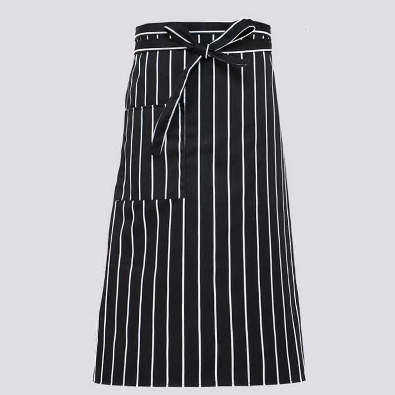 Koch Uniformen Frauen Kleid Restaurant Küche Tragen Männer Kleidung Wasserdicht Öl-beweis mit Tasche Cafe Kellnerin Koch Koch Schürzen: halb 1