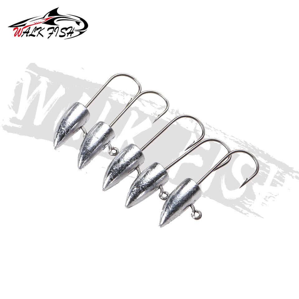 Gå fisk 10 st/lot 1g 1.5g 2g 3g mini jigg huvud krok exponerad fiske krok hulling krok öring mjuk drag jigg fiske krok