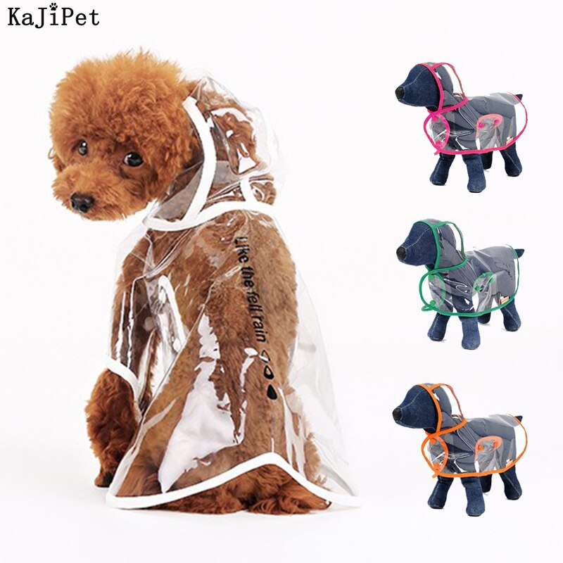 Transparent Waterproof Rain Coat For Dogs Cat Pet Pet Dog Raincoat For Small Dogs Medium Puppy Transparent Dog Raincoats