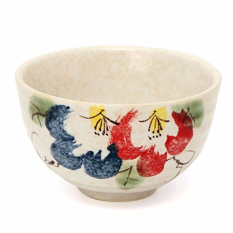 3Pcs Sets Theeceremonie Matcha Keramische Thee Kom Bamboe Thee Scoop Matcha Garde Japanse Theewaar Thee Tool 4 Stijl matcha Kom Set: Peony Bowl