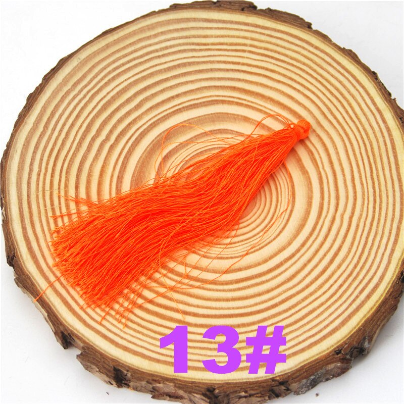 Rayon Silk Tassels DIY 50pcs 95mm Embellish Handmade Jewelry Findings Supplies For Curtain Earrings Accessories Fringe LS011: 13