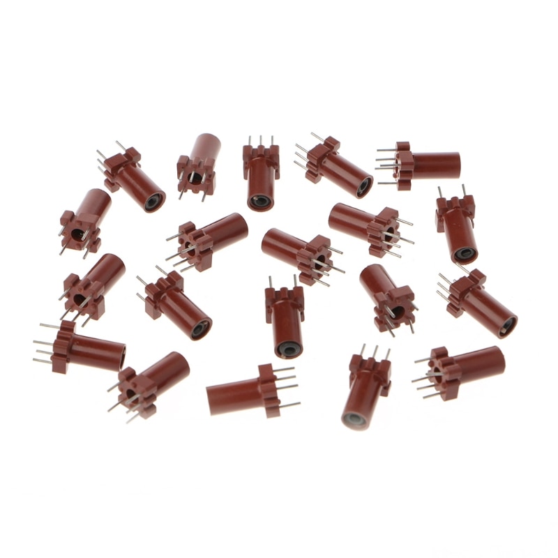Carcasa de Inductor ajustable, esqueleto vacío, núcleo de ferrita, sin bobina de Inductor, 25-100MHZ, 20 Uds.