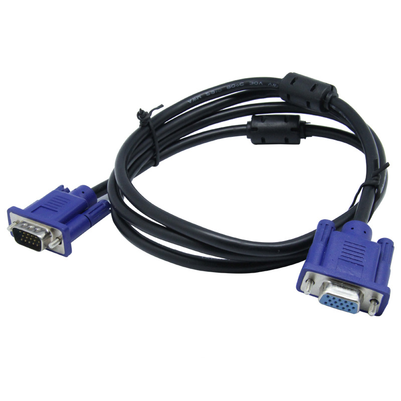 HD 15 Pin VGA Extension Cable VGA Male to female Computer Monitor Cable Video HDTV VGA computer tv display signal short cable