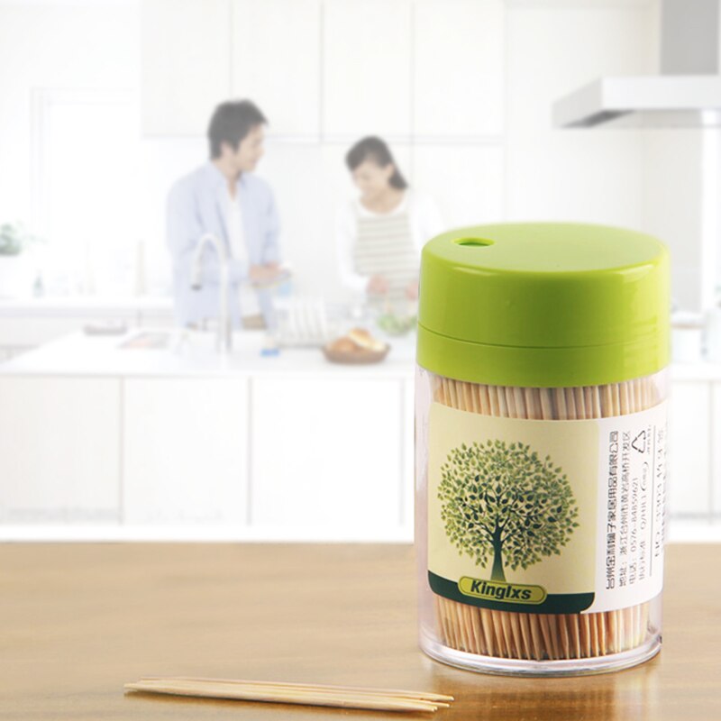 Wykałaczki robić żywności plastikowe opakowania wykałaczki robić słoików ozdobne pudełko dwustronny wykałaczka bambusowa naturalne składniki około 500 sztuk