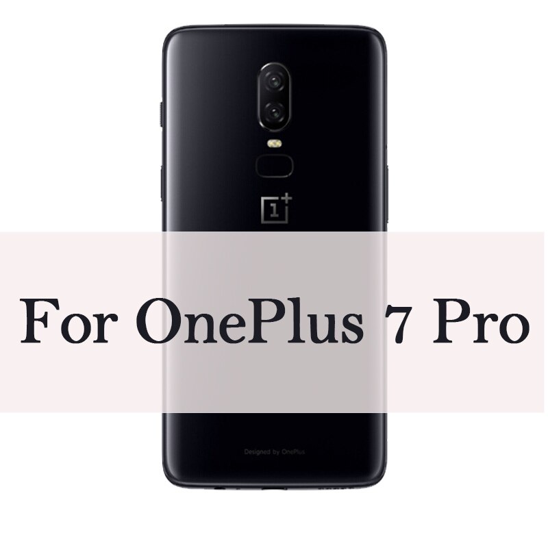 Anti-fingerprint HD Transparent Back Film Sticker For OnePlus 6 6T 7 7 Pro Dustproof Waterproof Skin Back Screen Protector Films: For OnePlus 7Pro