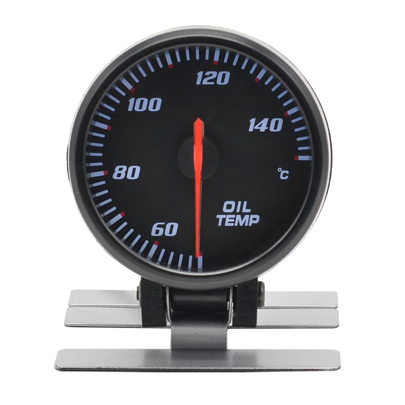 Dragon gauge 60mm Pointer Black Face Blue backlight Car Oil temp gauge temperature Meter With Sensor 50-150 Celsius