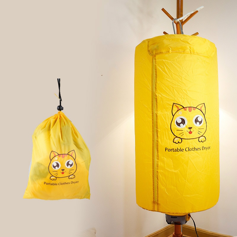 Electric Clothes Dryer Laundry Air Fan Heater Warmer Folding Wardrobe Dehydrator Baby Cloth Drying Machine Rack portable