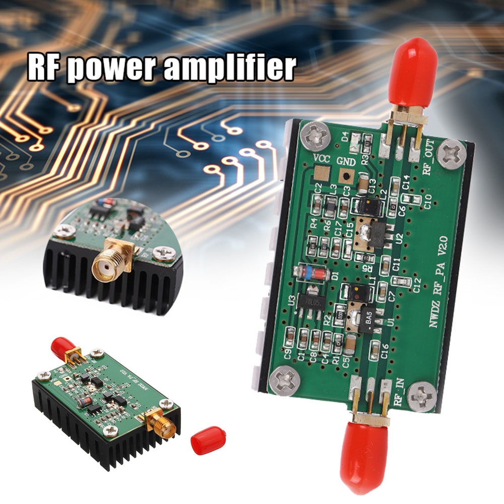 LEORY 2-700M 3W HF FM VHF UHF FM Transmitter Broadband RF Power Amplifier Short Wave Amplifier