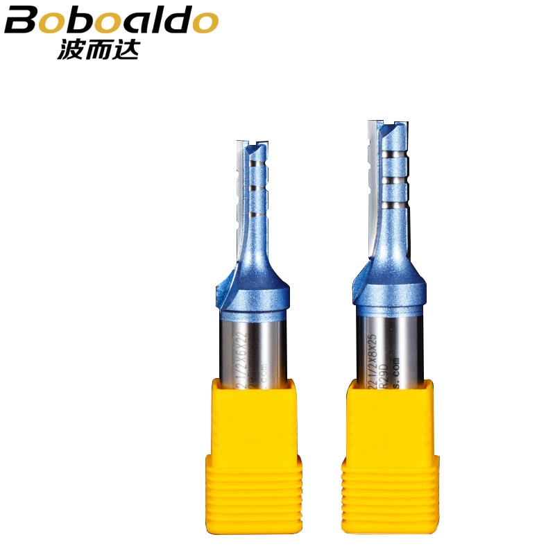 Haute vitesse trois dents droite Bits solide en acier au tungstène carbure outil de sculpture fendue outils de travail du bois Arden routeur peu