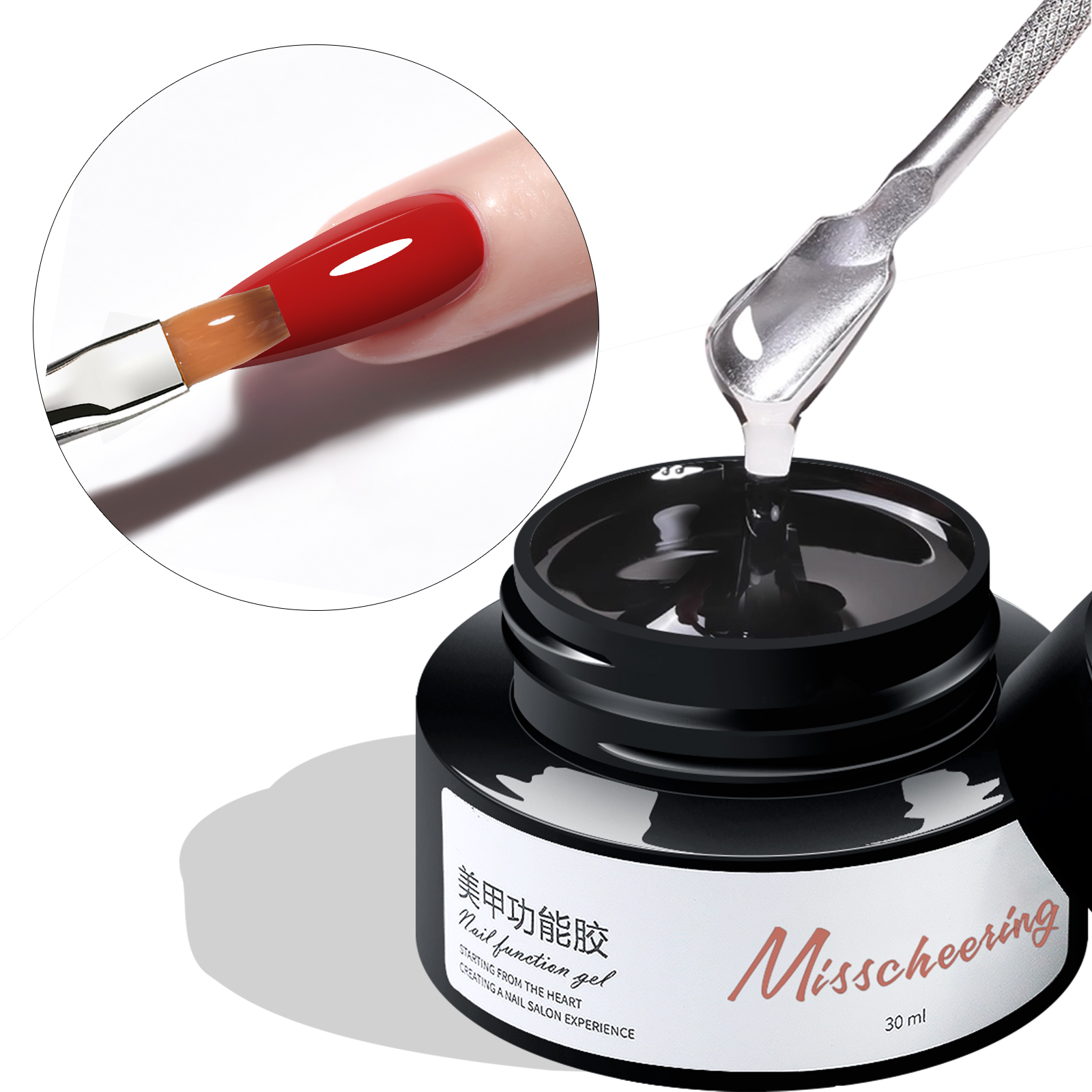 30ml large capacity nail art functional glue durable and scratch resistant suitable for nail art nail tools