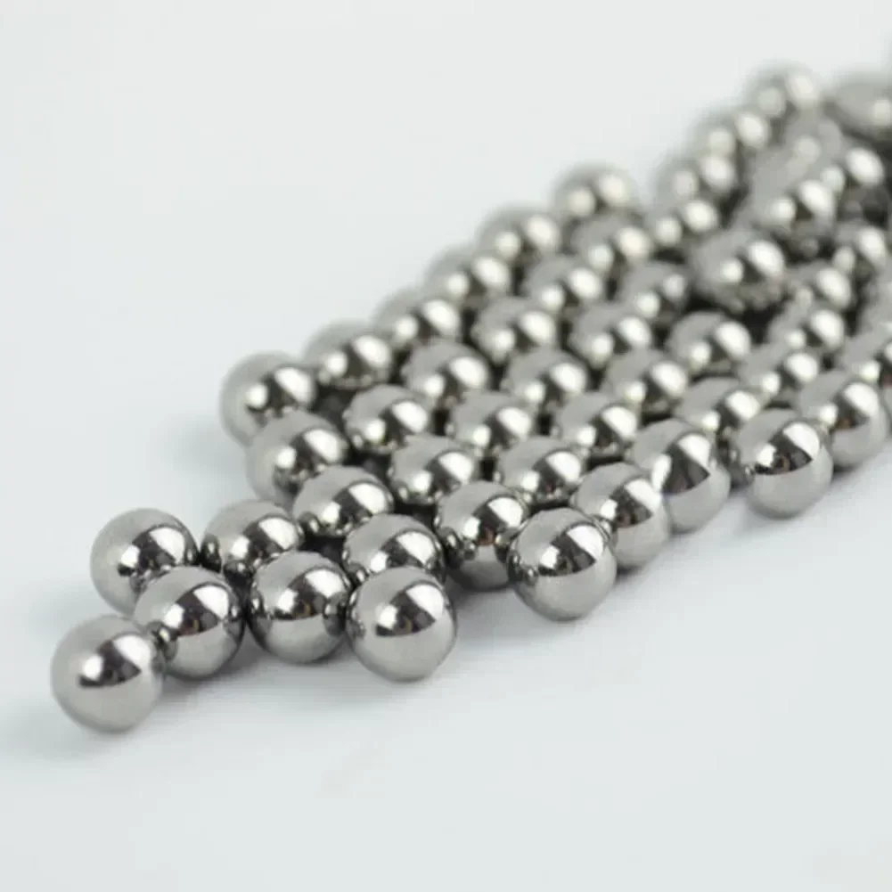 Bolas de acero para rodamiento de bicicleta, cubo de rueda de 4,76 MM, 3/16 pulgadas, delantero o 6,35 MM, 1/4 pulgadas, rodamiento de bolas trasero, bola de acero