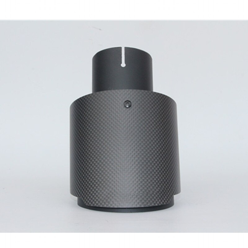 Embout de silencieux d&#39;échappement en carbone, entrée 48 51 54 57 60 63 66 70 MM vers sortie 114MM, 1 pièce