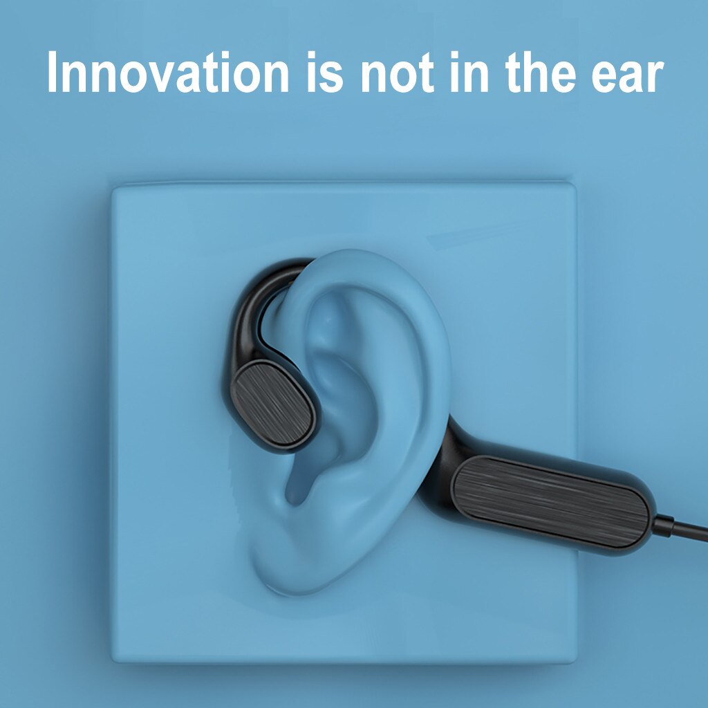 Fashionable Open-Ear Bone-Conduction Wireless Headphone Bluetooth Headset Stereo Earphone Noise Cancelling