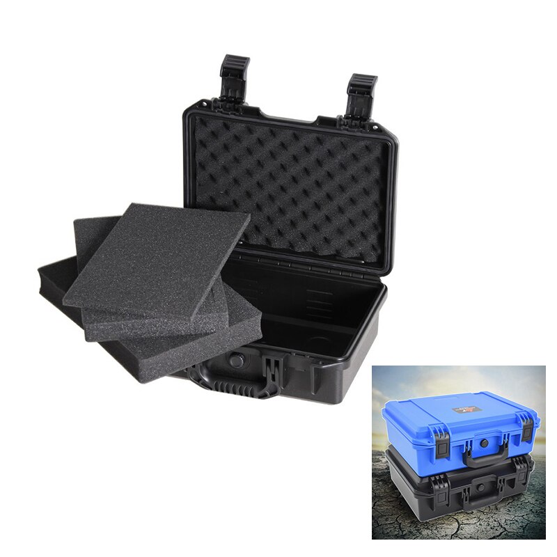Værktøjskasse multifunktions bærbar sikkerhedsudstyrsboks vandtæt kasse stødsikker udendørs slidstærk kameraboks
