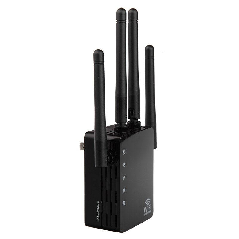 1200Mbps Wireless WiFi Signal Extender, 5.8G Dual-Band Home High-Power AP WiFi Router, Signal Repeater Amplifier