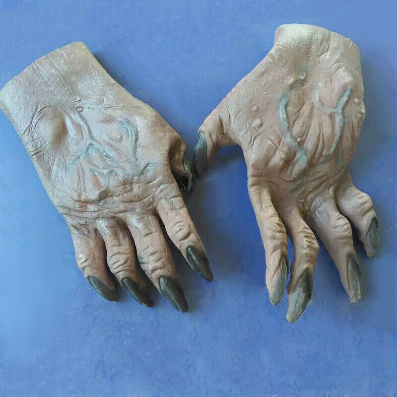 Werwolf Geist Hände Handschuhe/Füße Schuhe Erwachsene Halloween Phantasie Kostüm Liefert ein88