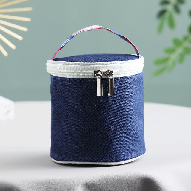 Mini Thermal Lunch Box for kids Stainless Steel Vaccum Cup Soup Cup Insulated Lunch Box Portable Breakfast Milk Food Container: bags B
