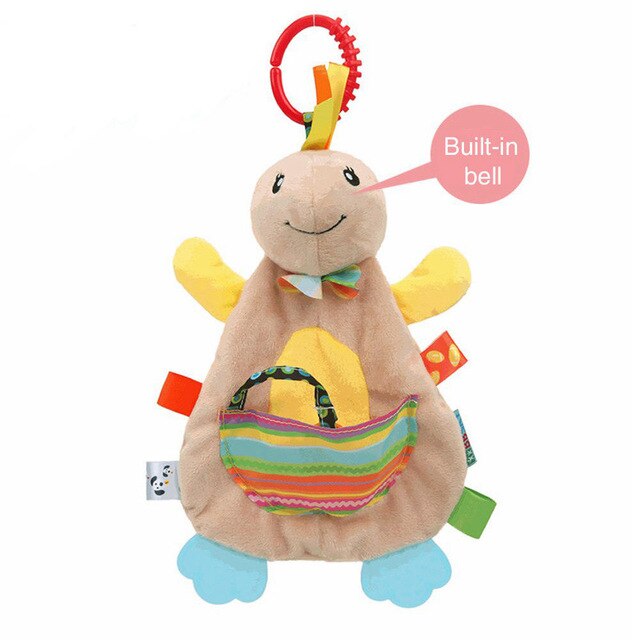 Sonajero móvil para bebé, juguetes suaves para bebé de 0 a 12 meses, toalla, cama, campana, Animal bonito, de Navidad, cuna, juguete para recién nacido: 6