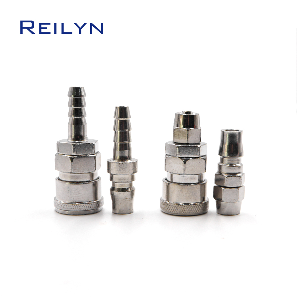Air Compressor Fitting Hose Quick Coupling Pneumatic Connector Air Nailer Plug Pneumatic Tool Connector