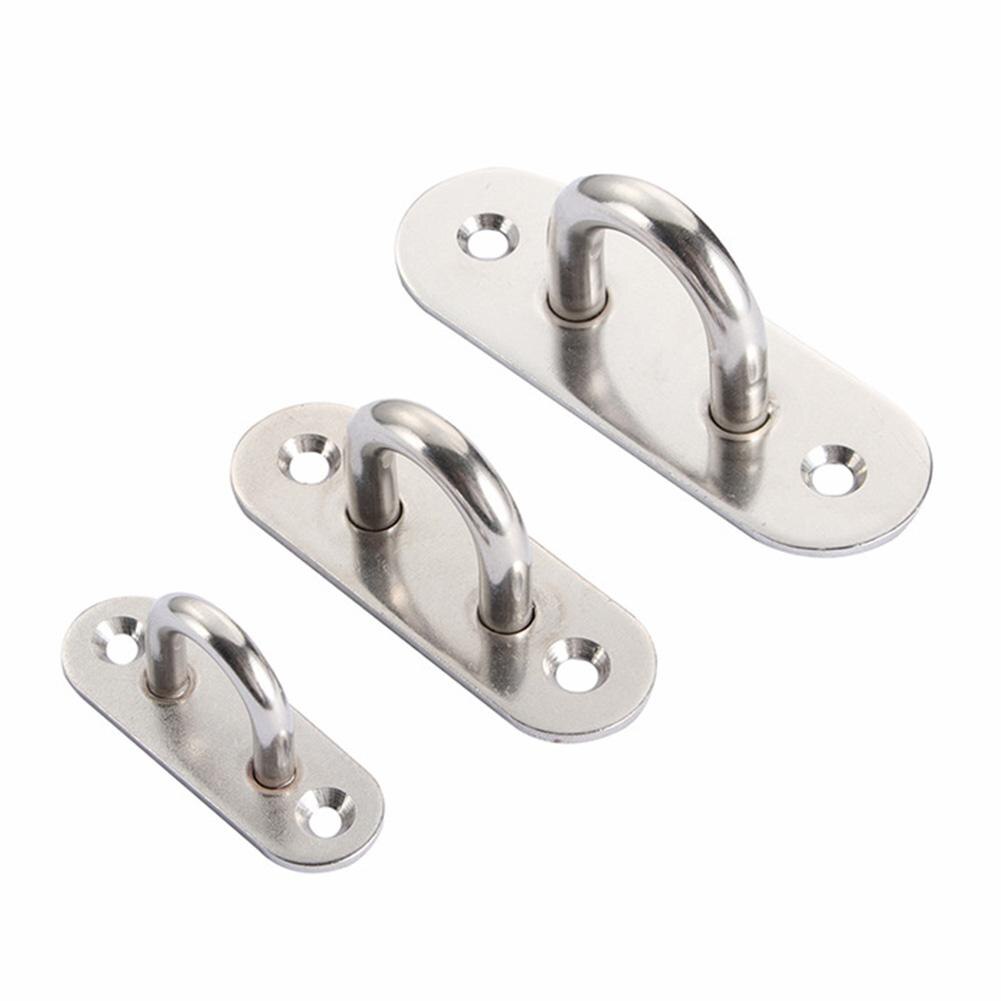 MeterMall Stainless Steel Ceiling Fan Hook U Shaped Fixed Drag Hook Ceiling Fan Base