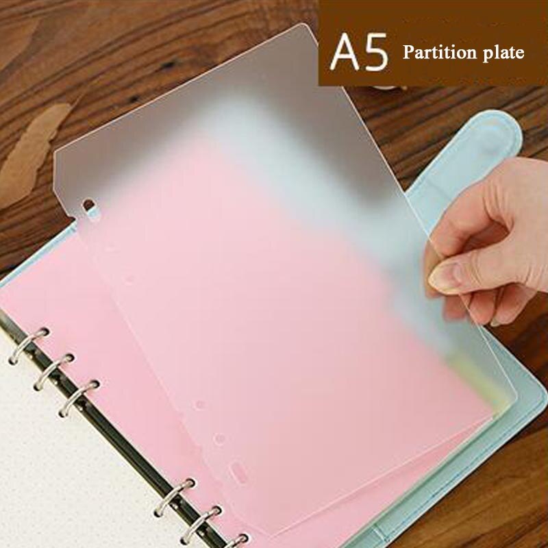 5 Pcs/Lot Transparent Matte A5 A6 Loose-leaf Noteb... – Grandado