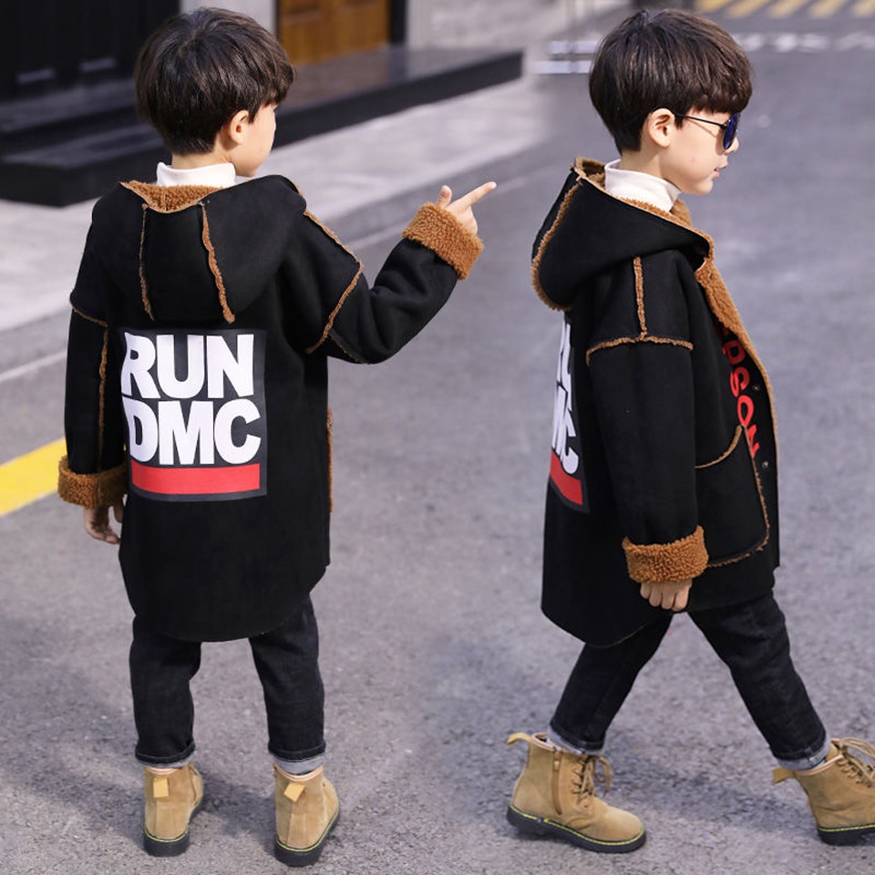 Chaqueta de primavera para niños, abrigo de manga larga para niños, chaqueta con capucha para niños, ropa de con letras para niños de 6, 8, 12 y 13 años de otoño