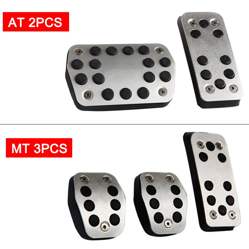 Aleación de aluminio, Pedal de acelerador para automóvil, almohadillas para Pedal de acelerador, cubre pedales para Ford Focus 2 3 4 MK2 MK3 MK4 2005
