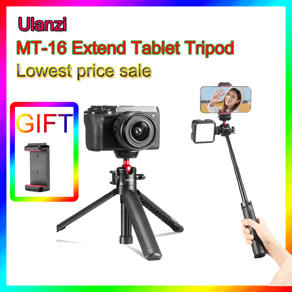 Ulanzi – trépied de tablette extensible avec chaussure froide pour Microphone et vidéo, trépied de caméra SLR pour Smartphone