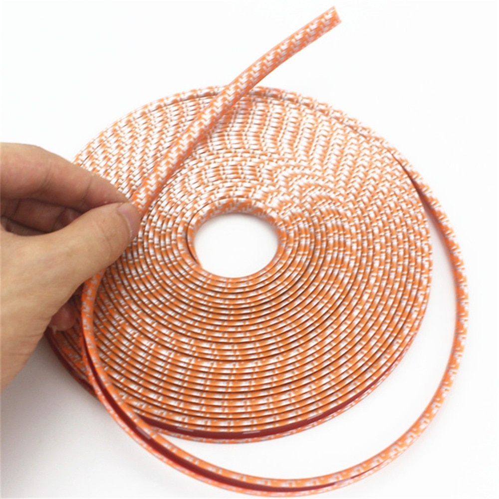 8M Car Wheel Hub Protector Car Sticker Rim Guard Carbon Fiber Rubber Auto Rim/Tire Protection Strips Covers Car Decoration Strip