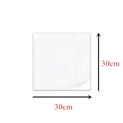 1 kpl peili seinätarra kodin sisustus timantti neliön koristeet irrotettavat tee itse olohuoneen tarra taidekoristeet kotiin: Neliö 30 x 30cm