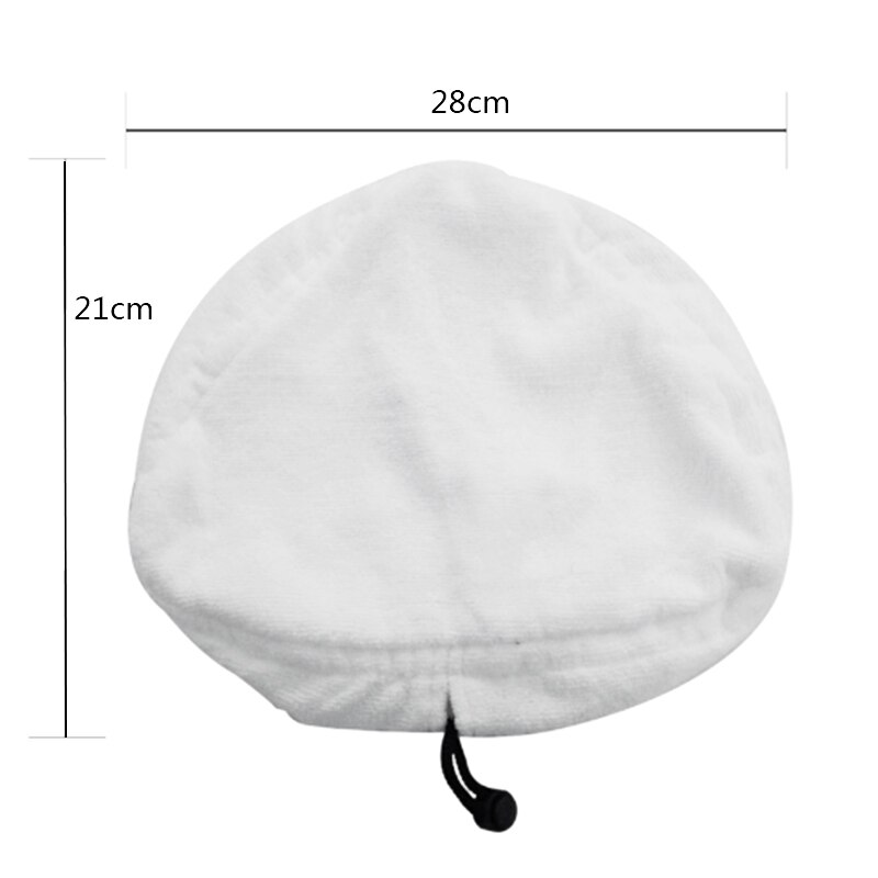 10 stuks witte microvezel wasbare herbruikbare doek vervangingspad vloerreiniger voor stoomreiniger