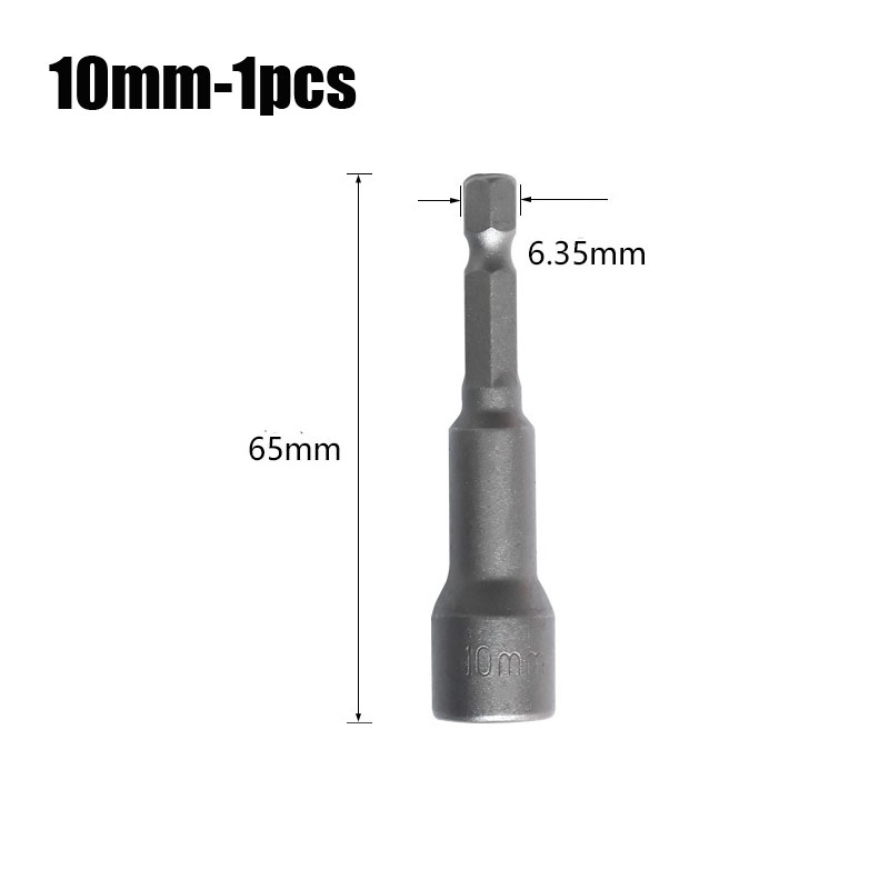 Magnetic Nut Socket Screwdriver Bits 1/4”Hex Shank Key Set Drill Bit Adapter Bolt Drivers Repairing Tool for Power Drills Impact: Dark purple