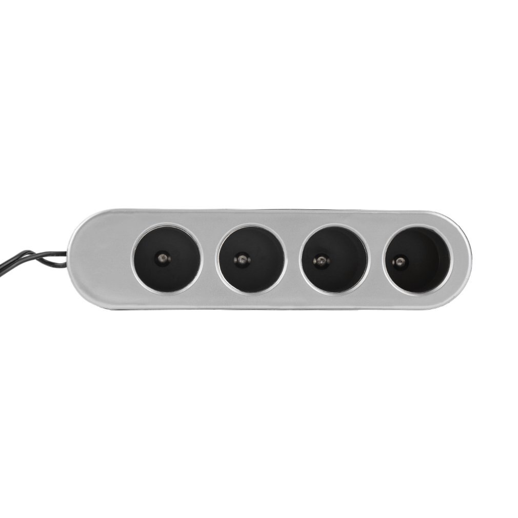 4 Manier Multi Socket Autolader Voertuig Auto Sigarettenaansteker Splitter & Dual Usb-poorten Plug adapter 12V 24V