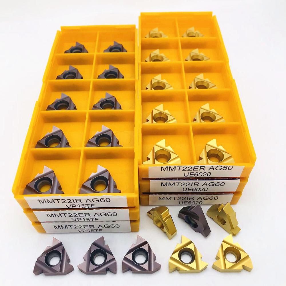 MMT 22ER 22IR AG60 VP15TF UE6020 US735 thread turning tool cutting tool external thread lathe tool CNC carbide thread insert